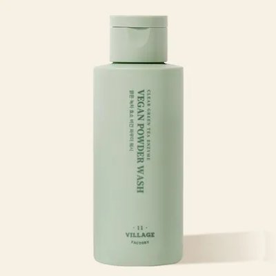 Village 11 Factory Clear Green Tea Enzyme Vegan Powder Wash